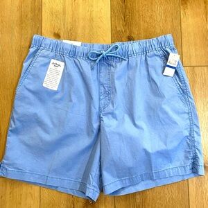 Izod Shorts Men’s Size XL Saltwater Wash Relaxed Drawstring Little Boy Blue NWT